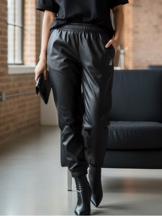 Avec Les Filles Other - Avec Les Filled Anthropologie Sleek Jogger Moto  Faux Leather Streetwear Pants